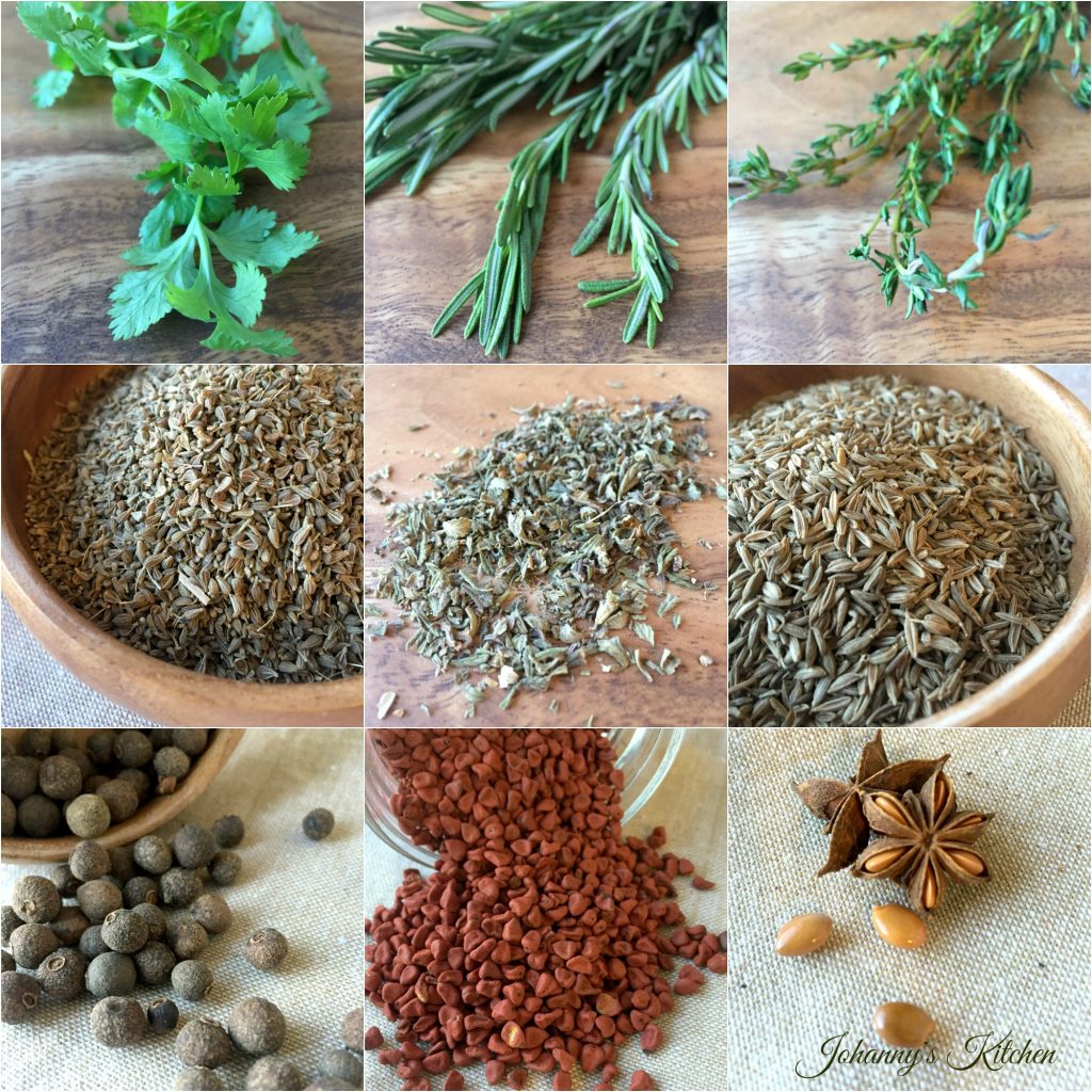 herbs-spices-collage