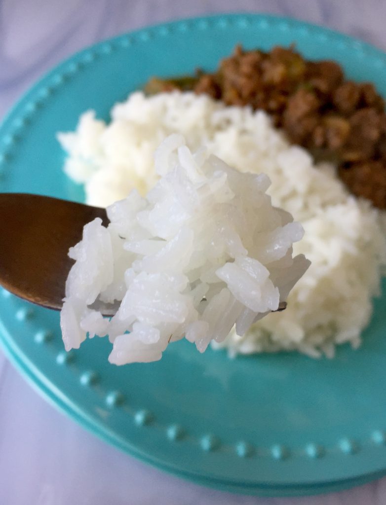 spoon of rice