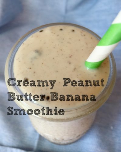 Creamy Peanut Butter-Banana Smoothie #MySmoothie | Johanny's Kitchen